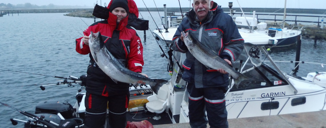 Familie trollingtur med Svenstrup sportfishing 2016